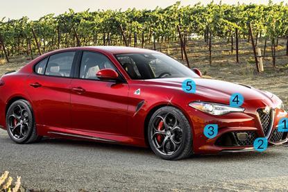 Alfa Romeo Giulia Front