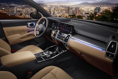 2020 Kia Sorento mk4 - int dash side angle