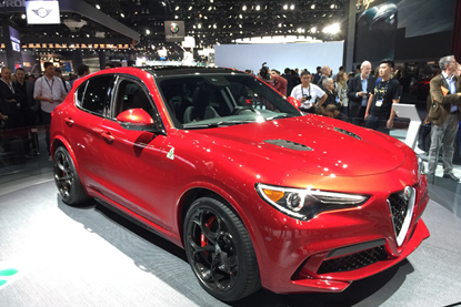 Alfa Stelvio Ext Front 3 4